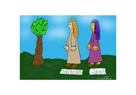 Abram and Sarai Abram And Sarai, God's Promise To Abraham Craft, Gods Promise To Abraham, Genesis 11, Abraham And Sarah, Promised Land, Spiritual Practices, Gods Promises, Married Life