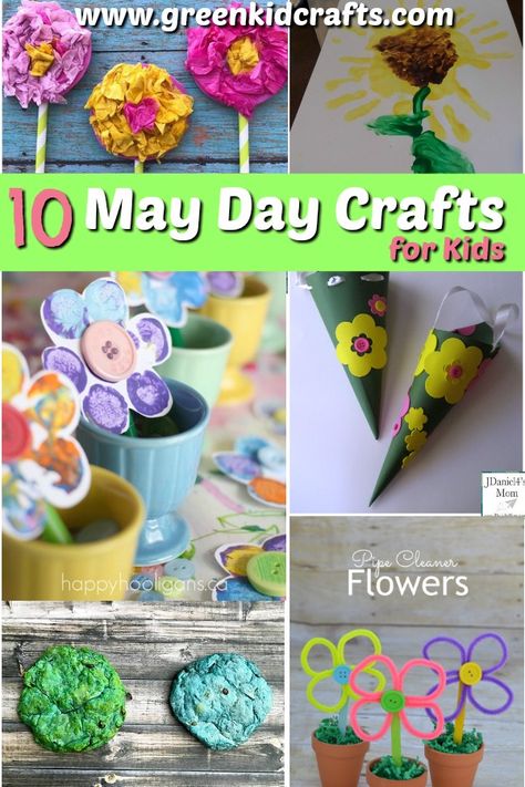 10 Fun May Day Crafts for Kids to make this Spring May Day Crafts, May Day Baskets, May Crafts, Sport Videos, Crafts For Toddlers, Winter Paper, Art Projects For Kids, Spring Crafts For Kids, May Days