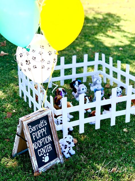 Adopt A Dog Party Favor, Adopt A Stuffed Animal Party Favor, Pet Adoption Birthday Party Ideas, Puppy Kids Birthday Party, Two Dog Gone Cute Party, Puppy Pawty First Birthday, Corgi Party Theme, Two Let The Dogs Out Birthday, 2nd Birthday Puppy Theme