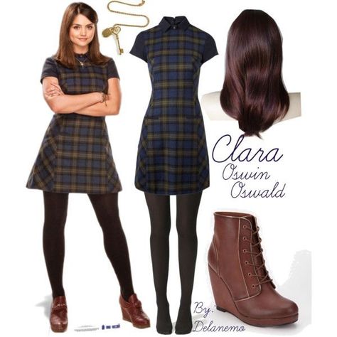 Clara Oswald Outfits, Clara Oswald Clothes, Clara Oswin Oswald, Doctor Who Outfits, Oswin Oswald, Tv Clothes, Chloe Fashion, Clara Oswald, Outfits Polyvore