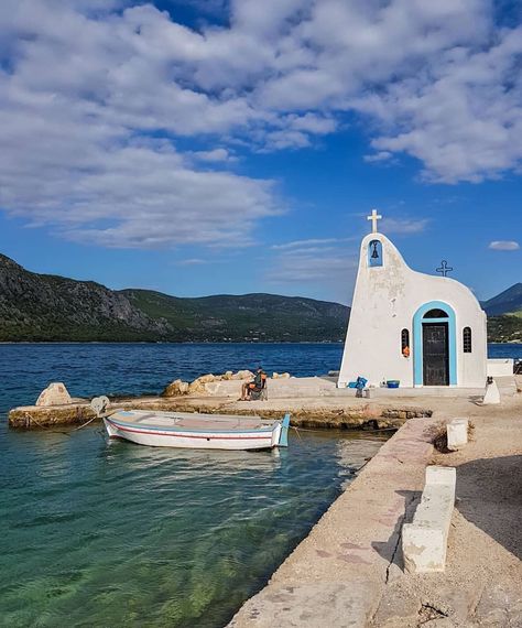 Vouliagmeni Lake Loutraki - Greece ~.~ Vouliagmeni Greece, Loutraki Greece, Summer Feed, Story Insta, Summer Sunset, Fake Story, Instagram Story, Places To Go, Greece