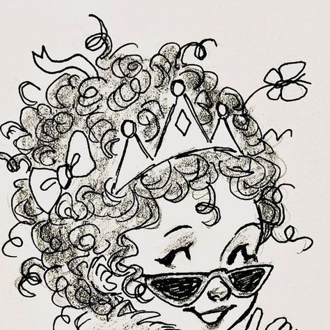 Lauren’s other side | Fancy Nancy! 🛍️🎀👑💍
.
I get at least one Fancy Nancy related comment a day I swear! 😂 probably because of all the curly hair girls I draw... | Instagram Fancy Nancy Tattoo, Fancy Nancy Aesthetic, Pen Doodles, Ap Studio Art, Hair Girls, Fancy Nancy, Curly Girl Hairstyles, Character Sketch, Studio Art