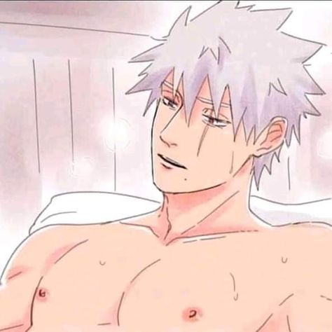 Kakashi X Sasuke, Kakashi Unmasked, Kakashi Hatake Fanart, Kakashi Fanart, Hot Naruto, Kakashi Hokage, Hatake Kakashi, Kakashi Sensei, Dark Anime Guys