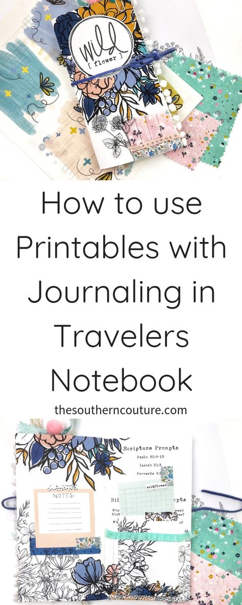 How to Add Extra Space to Travelers Notebook for Journaling - Southern Couture Diy Travelers Notebook, Clever Inventions, Bible Journaling Supplies, Faith Journaling, Traveler Notebook Inserts, Travellers Notebook, Diy Notebook, Illustrated Faith, Scripture Journaling