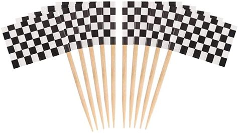 Amazon.com : JAVD 100 Pcs Checkered Racing Flag Checkered Racing Toothpick Flag Small Checkered Mini Stick Cupcake Toppers Flags, Food Bar Cake Flags Toothpick Flag : Garden & Outdoor Flag Food, Bar Cake, Racing Flag, Hot Wheels Birthday, Food Bar, Garden Outdoor, Toothpick, Bars Recipes, Cupcake Toppers