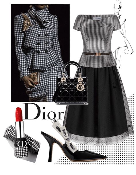 Full Dior Outfit, Lady Dior Outfit, Dior Dress Elegant, Christian Dior Outfits, Jisoo Outfit, Moms Outfit, Dress Elegant Classy, Outfit Ideas For Date, Dior Outfit