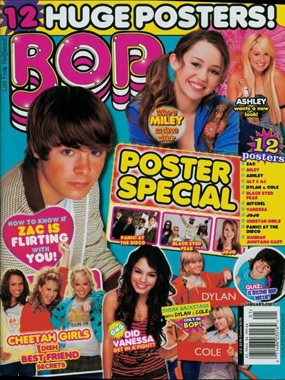 Bop Magazine, Tiger Beat Magazine, Magazine 2000s, 2000s Magazines, Teen Magazines, Magazine Cover Ideas, Friends Change, Giant Poster, Tiger Beat