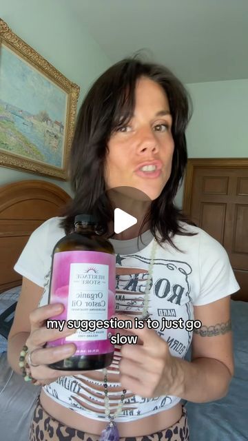 Melanie Sandford on Instagram: "For anyone experiencing detox symptoms from castor oil here’s a way that you can ease the symptoms. (This is not medical advice) #castoroil #castoroilbenefits #holistichealth #naturalremedies" Castor Oil On Stomach, Castor Oil Uses Stomach, Castor Oil For Gallbladder, Castor Oil Stomach Massage, Castor Oil Compress Liver, Castor Oil In Navel, Castor Oil Pack For Thyroid, Healthy Stomach, Detox Symptoms