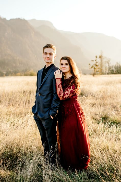 Maroon Gown, Spice Up Your Love Life, Navy Blue Outfit, Troubled Relationship, It's Complicated, Couple Engagement Pictures, Conscious Awareness, Fun Photography, Portland Wedding Photographer