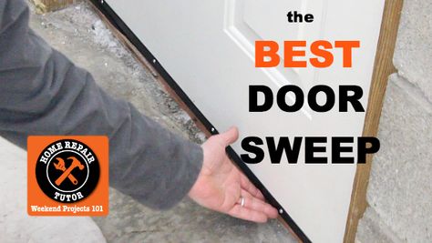 Exterior Door Threshold, Sound Proof Flooring, Replace Exterior Door, Door Sweeps, Soundproofing Material, Door Thresholds, Door Sweep, Security Doors, Door Designs