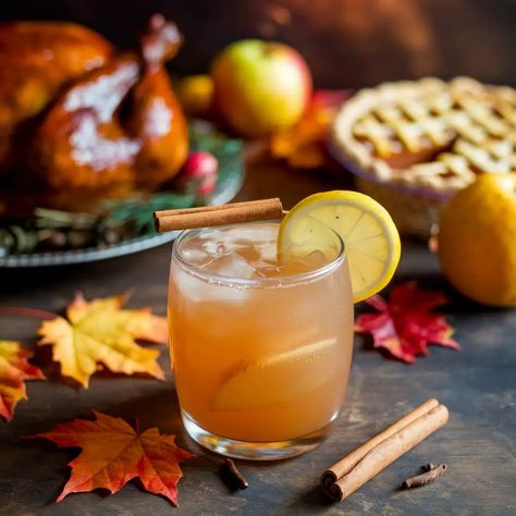 Chai Apple Cider Mocktail Thanksgiving Mocktails, Cranberry Fizz, Spiced Apple Cider, Girly Pop, Fall Flavors, Holiday Feast, Autumn Flavors, Non Alcoholic Drinks, Non Alcoholic