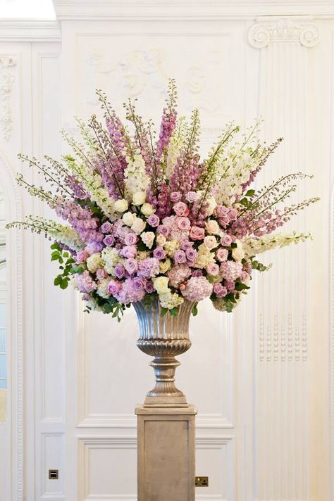 Gorgeous Spray Hotel Flower Arrangements, Cair Paravel, Urn Arrangements, Hotel Flowers, Altar Arrangement, Large Floral Arrangements, Altar Flowers, Large Flower Arrangements, Entrance Table