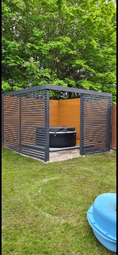 #hot tub .# lazy spa# garden ideas#gardens#modern#scotland# Lazy Spa Garden Ideas, Garden Hot Tub, Lazy Spa, Hot Tub Ideas, Hot Tub Shelters, Hot Tub Patio, Spa Hot Tub, Tub Ideas, Garden Area