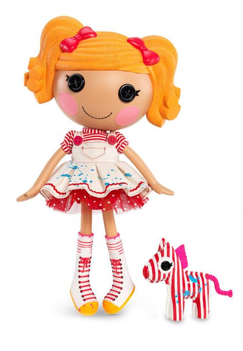 Spot Splatter Splash | Lalaloopsy Land Wiki | Fandom Spot Splatter Splash, Lalaloopsy Birthday, Lalaloopsy Party, Circus Characters, Lalaloopsy Dolls, Little Tikes, Toys R Us, Bow Clips, Rag Doll