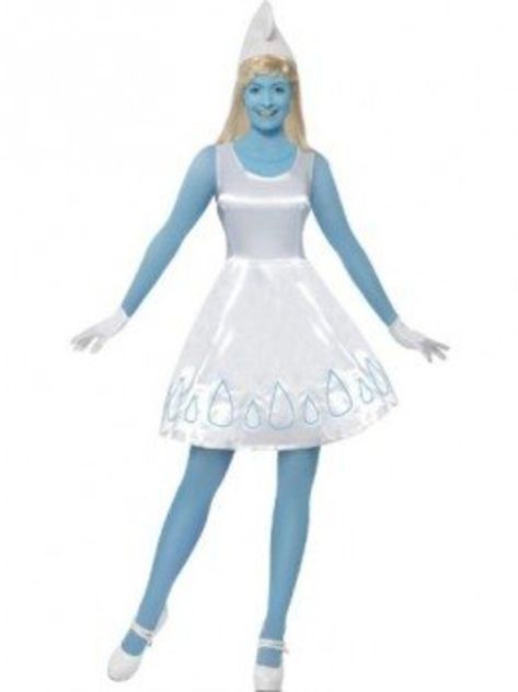 Smurfette Costume, Smurfette Costumes, Angel Fancy Dress Costume, Smurf Costume, Garden Gnomes Costume, 80s Halloween Costumes, 80s Fancy Dress, Costume Works, The Smurfs