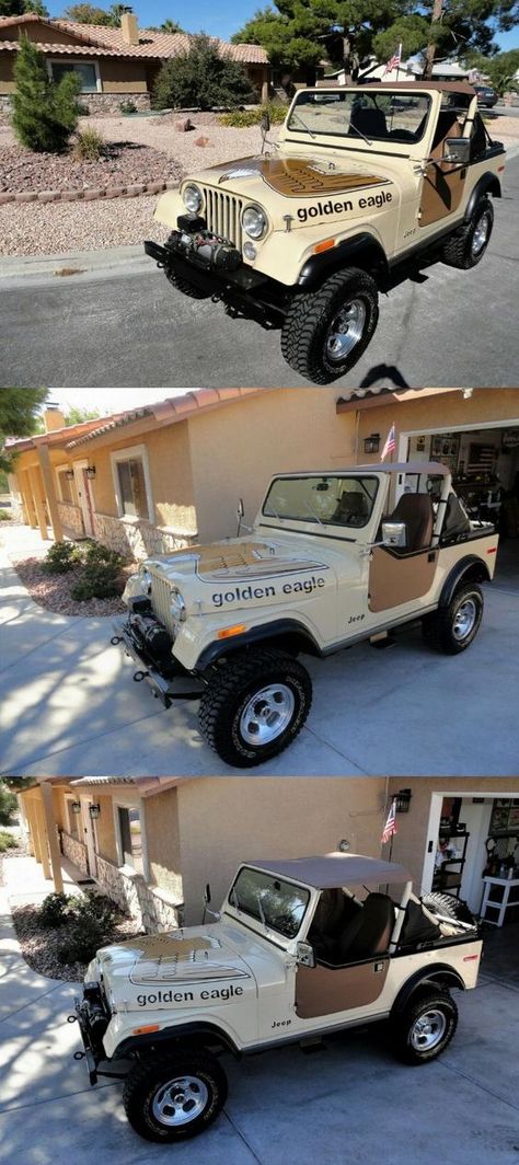 Jeep Cj7 Golden Eagle, Jeep Cj7 Mods, Jeep Golden Eagle, Cj7 Jeep, Jeep Humor, Jeep Bumpers, Cj Jeep, Jeep Photos, Custom Jeep Wrangler