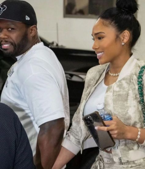 50 Cent and Jamira Haines (CUBAN LINK). Couples. Jamira Haines, Road Bike Cycling, 50 Cent, Cuban Link, Dream Guy, Eminem, Couple Goals, Welcome Back, Date Night