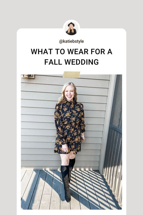 Fall wedding guest outfit October. Wedding guest look. Black knee high boots outfit. Fall Wedding Guest Outfit October, October Wedding Guest Outfits, Fall Wedding Guest Outfit, Black Knee High Boots Outfit, Wedding Guest Outfit Ideas, Wedding Guest Outfit Fall, Outfit Holiday, Fall Wedding Guest, Black Knee High Boots