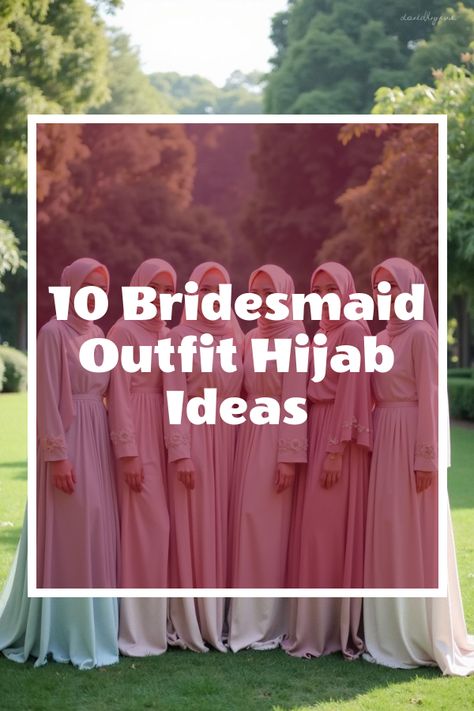 Did you know that bridesmaid outfit hijab styles can be just as stunning as the bride's ensemble? Discover the latest trends in modest fashion that blend elegance with comfort. From pastel hijabs to chic dresses, we've rounded up the ultimate guide to hijab-friendly bridesmaid looks. Dive into a world where tradition meets trend, and explore photos that prove hijabs elevate the wedding aesthetic like never before! Bridesmaid Games, Outfit Hijab Ideas, Stylish Hijab, Hijab Styles, Wedding Aesthetic, Bridesmaid Outfit, Outfit Hijab, Chic Dresses, Chic Dress