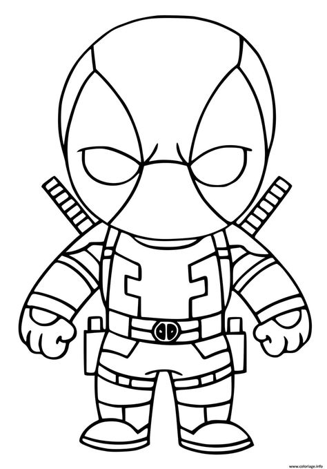 Coloriage Deadpool marvel à imprimer Deadpool Kawaii, Deadpool Coloring Pages, Deadpool Drawing, Monster Truck Coloring Pages, Marvel Coloring, Superhero Coloring, Farm Animal Coloring Pages, Coloring Pages Inspirational, Summer Coloring Pages