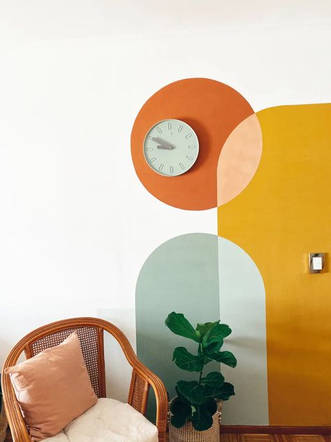 Color Block Wall, Minimalist Dekor, Wall Paint Designs, Decoration Originale, Wall Paint, Diy Wall, Instagram Video, Paint Designs, Bedroom Wall