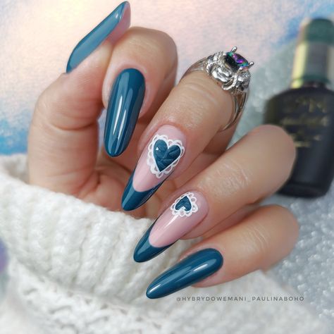 Green Sweater Nails, Nails Heart, Sweater Nails, Heart Nails, Green Sweater, Nail Ideas, Nail Designs, Nails, Green