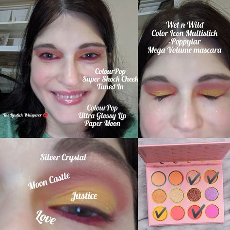 Sailor Moon Eyeshadow Look, Colourpop Powerpuff, Colourpop Sailor Moon Palette Looks, Sailor Moon Makeup Products, Sailor Moon Colourpop, Colourpop Super Shock, Paper Moon, Volume Mascara, Glossy Lips