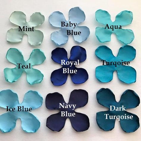 Flower Girl Petals, Color Knowledge, Silk Rose Petals, Color Mixing Chart, Color Combinations For Clothes, Bouquet Flower, Trendy Flowers, Satin Flowers, Diy Bouquet