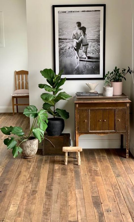 Recycled Timber Flooring | Recycled Floorboards | Northern Rivers - NORTHERN RIVERS RECYCLED TIMBER Timber Floor Colours, Wooden Floorboards Living Room, Restored Floorboards, Downstairs Flooring, 1970s Beach, Timber Floor, Floor Boards, Farmhouse Flooring, Recycle Timber