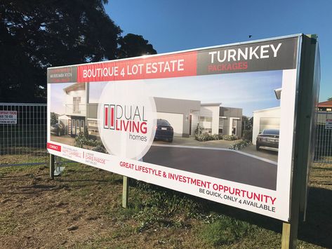 Grab attention, inform potential buyers, & help to sell the property. Read our article on designing Real Estate Agents Signboards - https://procloudsignage.com.au/real-estate-agents-signboards/  #RealEstateSigns #SignBoards #Signage #SignageBrisbane #ProCloudSignage Real Estate Signs, Real Estate Agents, Large Format, Estate Agents, Real Estate Agent, Arsenal, Brisbane, Highway Signs, To Sell