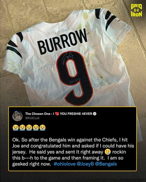 Bengals Merch, Joey Burrow, Joe Shiesty, Cincinnati Bengals Football, Bengals Football, Bleacher Report, Joe Burrow, Kid Cudi, Football Memes