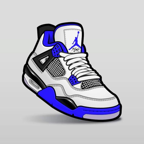 Jordan 4 Cartoon, Wallpaper Sepatu, How To Draw Jordans, Sneaker Wallpaper, Sneakers Illustration, Sneakers Wallpaper, Nike Art, Sneaker Posters, Shoes Wallpaper