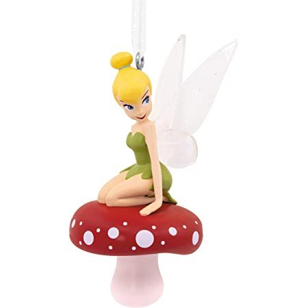 Tinkerbell Ornament, Mushroom Christmas, Red And White Mushroom, Fairy Christmas, Disney Christmas Ornaments, Hallmark Christmas Ornaments, Disney Ornaments, Mickey Christmas, Disney Fairies