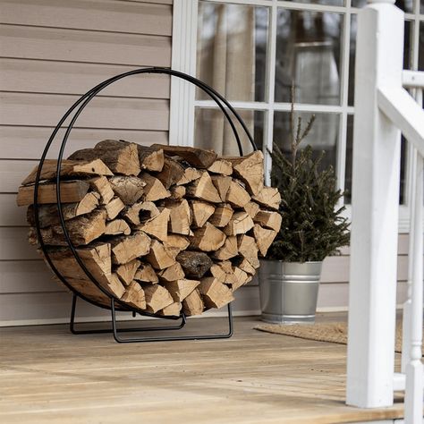 The Best Firewood Racks of 2022 Firewood Storage Rack, Firewood Storage Outdoor, Outdoor Firewood Rack, Firewood Racks, Fireplace Wood, Firewood Holder, Firewood Logs, Doors Makeover, Fireplace Logs