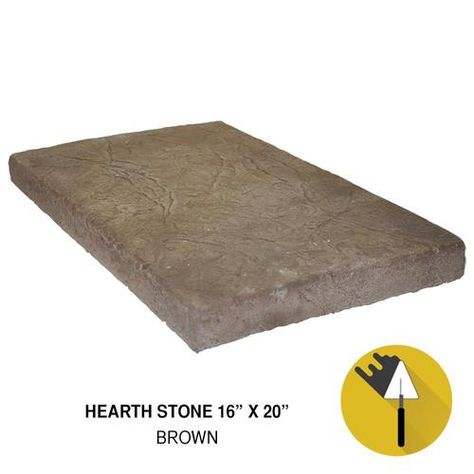 M-Rock Hearth Cap Stone 16 x 20 Brown Manufactured Stone Veneer Capstone at Lowe's. Use this specialty product for hearth stones, wall cap stones, or a number of other projects. Fireplace Hearth Stone, Wood Stove Surround, Wood Stove Hearth, Stones Wall, Hearth Stone, Diy Fireplace Makeover, Manufactured Stone Veneer, Concrete Sealer, Farmhouse Fireplace