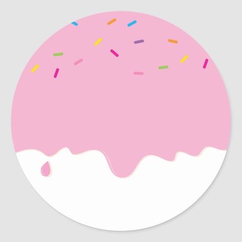 Donut Logo, Flower Stencil Patterns, Baking Logo Design, Cake Sprinkles, Candy Logo, Cupcake Logo, Cake Logo Design, Gift Logo, Cute Cake