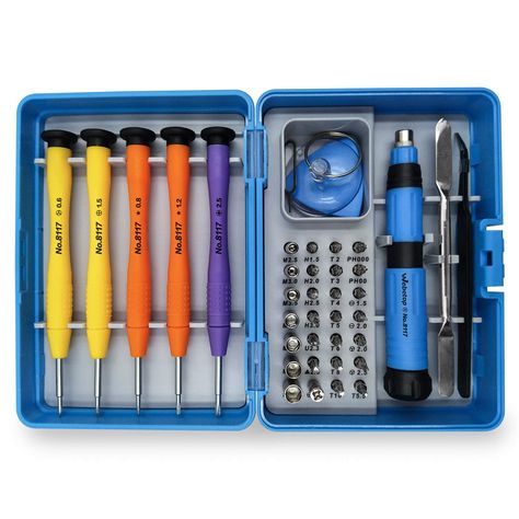 Webetop Screwdriver Set 36 Professional Repair Tool Kit for Cell Phone iPhone Series iPad Galaxy PC Computers Laptops, #Ad #Repair, #spon, #Professional, #Kit, #Tool Dug Out, Transmission Repair, Drywall Repair, Leather Repair, Stationary School, Iphone Lockscreen, Mobile Phone Repair, Specialty Tools, Screwdriver Set