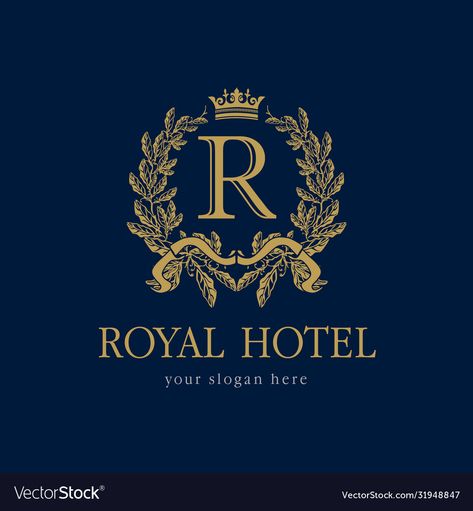 Royal Logo Design Creative, Om Logo, Royal Lifestyle, Royal Logo, Kids Camp, Abstract Graphic Design, Logo Poster, Hotel Logo, Light Stick