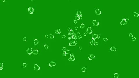 Heart Bubbles, Green Screen, Aesthetic Videos, Stock Video, Stock Footage, Motion, Bubbles, Screen, Green