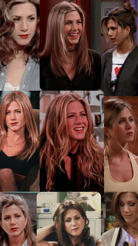 Rachel Green Aesthetics Rachel Green Curly Hair, Rachel Green Hair Clip, Rachel Green Jewelry, Rachel Green Hair Tutorial, Rachel Green Makeup, Rachel Green Hairstyles, Rachel Friends Hair, Rachel Green Aesthetic, Friends Hairstyles