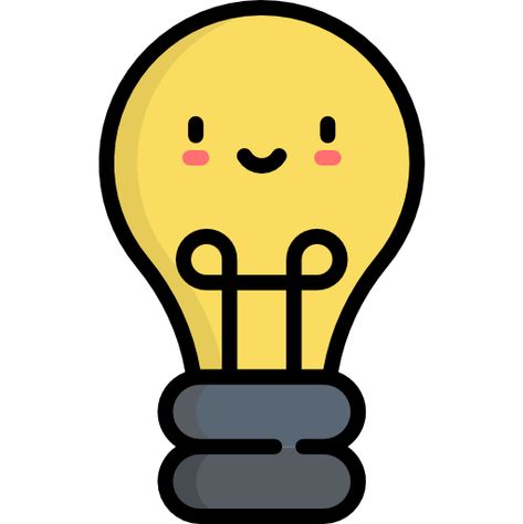 Light Bulb Icon, Scripture Decor, Art Basics, Cute Love Pictures, Free Icon, Cute Easy Drawings, Art Drawings For Kids, Cartoon Clip Art, Simple Doodles