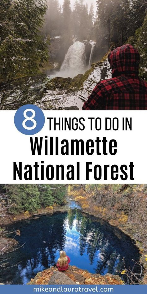 Use this guide to plan your trip to Willamette National Forest. Spend your time exploring the incredible things this Oregon national forest has to offer. Only a short drive from Bend! #oregon #travel Traveling Ideas, Oregon Hikes, Oregon Vacation, Oregon Road Trip, Us Road Trip, Colorado Hiking, Forest Road, Oregon Travel, Summer Road Trip