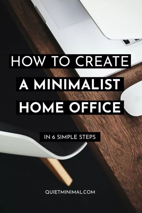 How to Create the Perfect Minimalist Home Office in 6 Simple Steps Minimal Study Room, Office Ideas Minimalist, Home Office Minimal, Minimalist Desk Decor, Simple Office Desk, Minimalist Office Desk, Minimal Home Office, Minimalist Diy, Minimal Desk