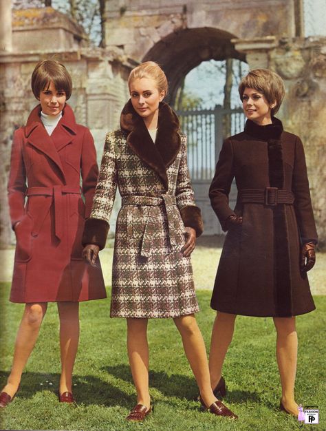 1969 women's fashion  1969-coats. 1969 Fashion, 1960s Coat, Soviet Fashion, Fashion 1960s, Sixties Fashion, Office Fashion Women, 1960s Fashion, 60s Fashion, Vintage Coat