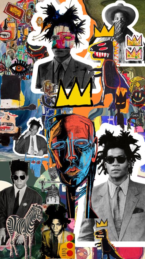 Basquiat Aesthetic, Basquiat Art, Cool Photoshop, Jean Michel Basquiat, Jean Michel, Dope Art, Homescreen Wallpaper, Weird Art, New Theme