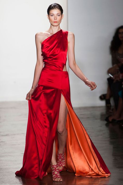 Sophie Theallet, Red Wedding Dress, Fashion Week Spring 2014, New York Spring, Beautiful Gowns, Fashion Week Spring, London Fashion Week, Satin Dresses, Find It