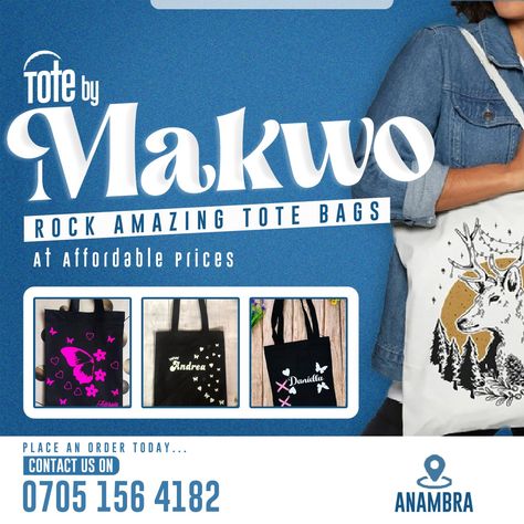 By Adiri peter Dress Ads, Aesthetic Tote Bag Design, Tote Bag Business, Concert Flyer, Back To School Sales, Poster Ads, Flyer Design Templates, Bag Design, Art Tutorial