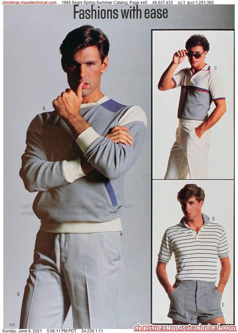 80s Clothes Men, 1980s Fashion Mens, 80s Men Style, 80s Summer Catalog, 1997 Fashion Catalog Men, 1980's Men's Style, 80s Men Fashion, 1983 Sears Spring Summer Catalog, 1980s Mens Fashion