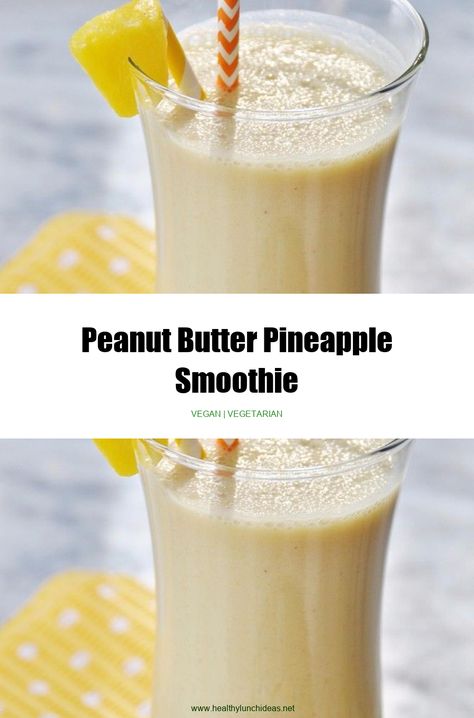 Peanut Butter Pineapple Smoothie Easy Healthy Recipe, healthy yummies, healthy food ideas, easy and quick healthy meal, Find easy healthy lunch recipe ideas, healthy breakfast recipes and healthy dinner recipes #recipe #healthy #mealprep Lunch Recipe Ideas, Recipe Ideas Healthy, Recipes Peanut Butter, Peanutbutter Smoothie Recipes, Food Ideas Easy, Smoothie Easy, Easy Healthy Lunch, Pineapple Smoothie Recipes, Easy Healthy Lunch Recipes