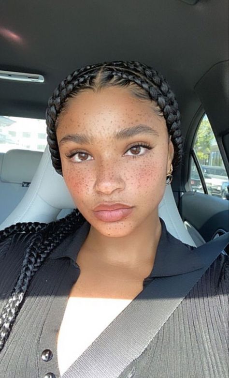 No Make Up Make Up Look, Baddie Hairstyles, Grunge Hair, Black Girls Hairstyles, Aesthetic Hair, Vaseline, Braid Styles, Beautiful Woman, Black Women Hairstyles